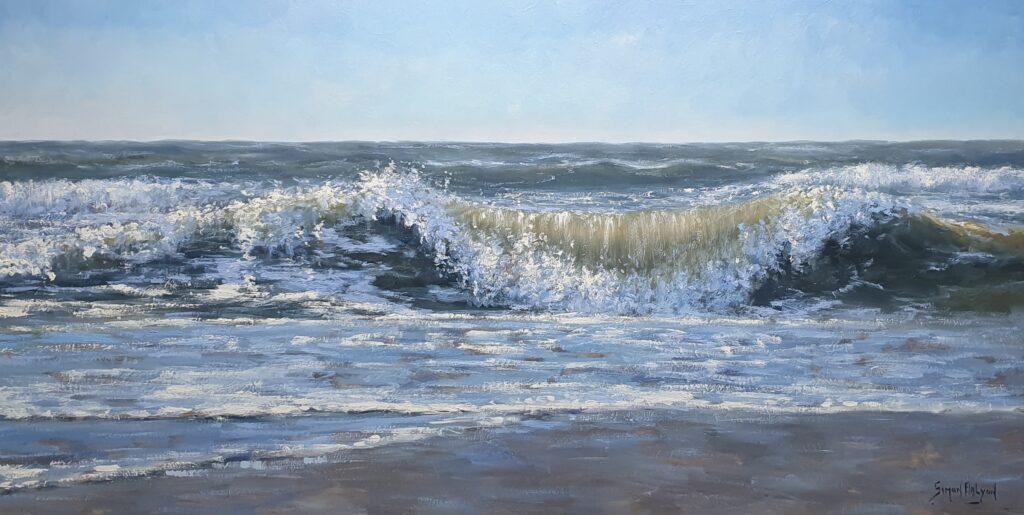 zon-zee-strand-duinen-kust-Scheveningen-Katwijk-Noordwijk-Egmond-aan-Zee-schilderij-Simon-Balyon