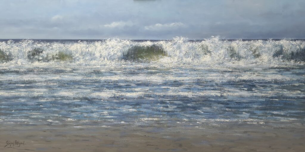 golven-zee-strand-schilderij-Zandvoort-kunstschilder-simon-balyon