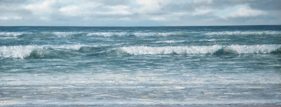 zee schilderij zee strand schilderij strand kunstschilder simon balyon duinen 2