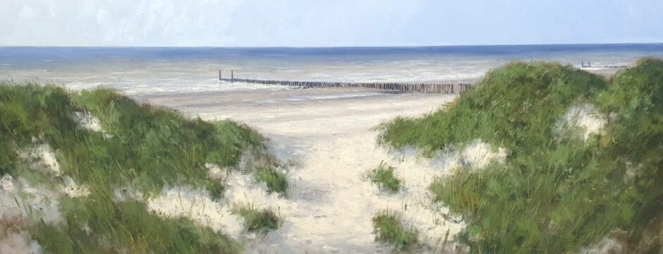 Zeeland Domburg Zee Strand Kust schilderij kunstschilder Simon Balyon