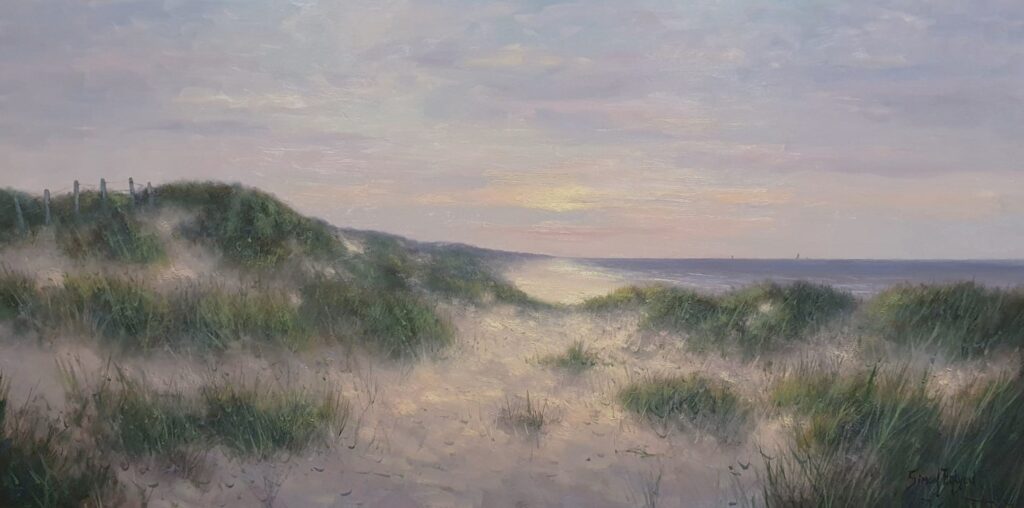 Beach-Sea-Dunes-Coast-Painting-artist-Simon-Balyon